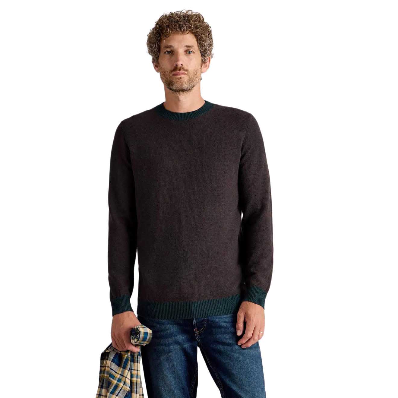 White Stuff Newport Merino Jacquard Crew Jersey